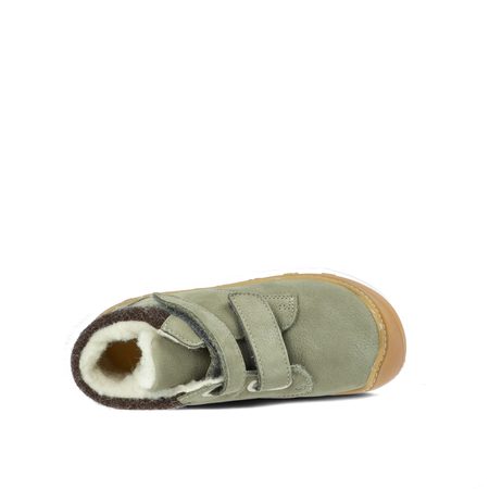 RICOSTA NICO Eucalyptus | Dětské zimní zateplené barefoot boty