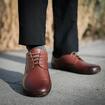 GROUNDIES PALERMO MEN Camel | Pánské barefoot polobotky