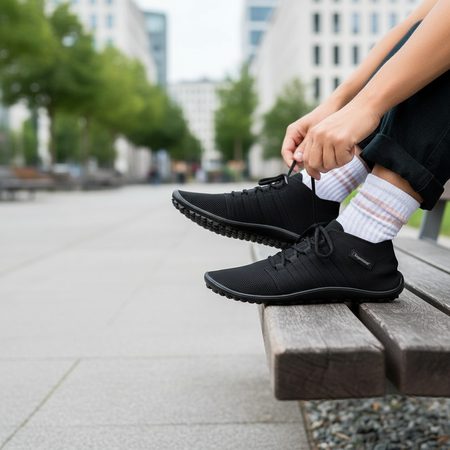 LEGUANO BEAT Black | Barefoot sneakers