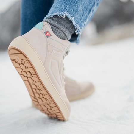 BE LENKA ZIMNÍ KOTNÍKOVÉ ArcticEdge - Beige | Zimní zateplené barefoot boty