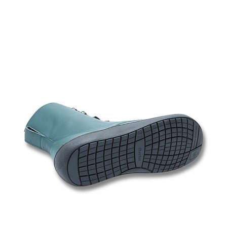 BAŤA ŠNĚROVACÍ KOTNÍKOVÁ OBUV Petrolejová | Dámské barefoot kotníkové boty