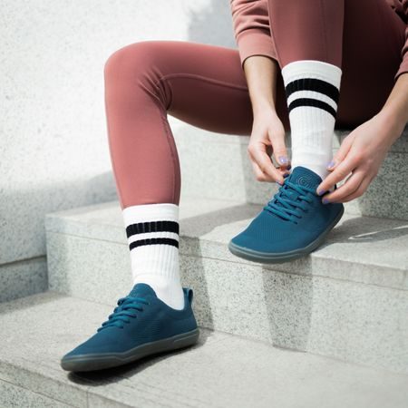 GROUNDIES ACTIVE KNIT Navy | Barefoot sportovní tenisky