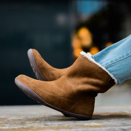 CAMPER PEU CAMI UGGY FARO NÍZKÉ KOZAČKY Medium Brown