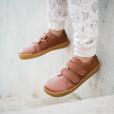 CRAVE SPRINGFIELD 2.0 Cognac | Dětské barefoot tenisky