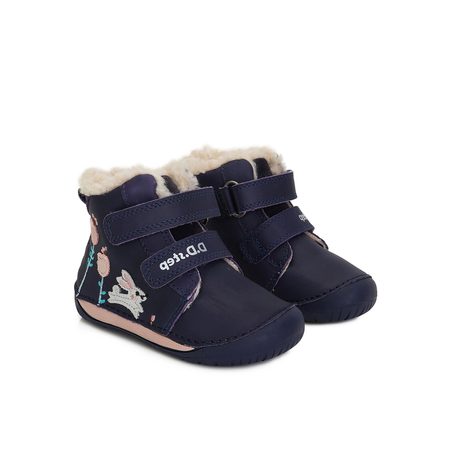 D.D.STEP W070-337B ZIMNÍ KOTNÍKOVÉ BOTY Modré 2