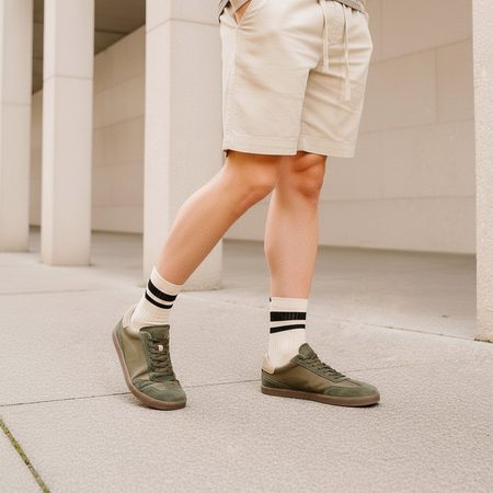 GROUNDIES PANAMA Khaki | Barefoot sneakers