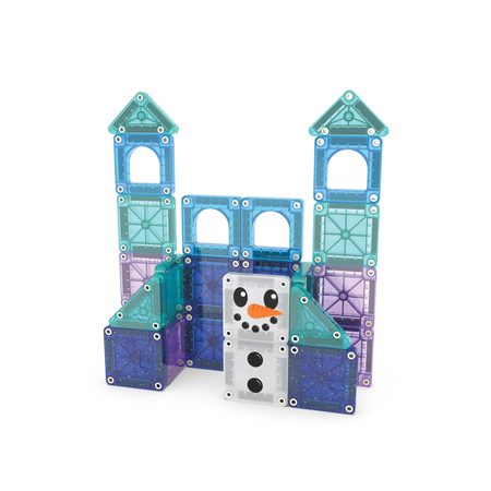 MAGNETICKÁ STAVEBNICE MICROMAGS WINTER WONDERLAND TRAVEL SET 26 DÍLŮ