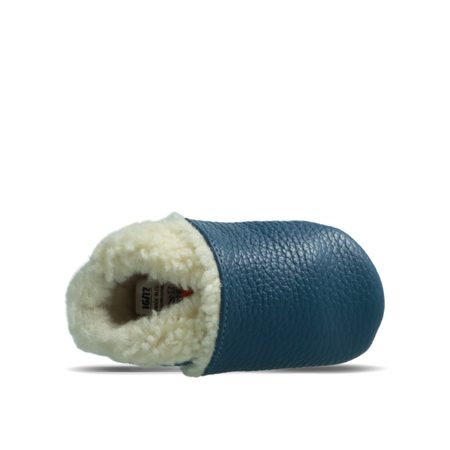 CRAVE CRAVITOS WINTER WOOL Modré | Dětské zateplené barefoot capáčky