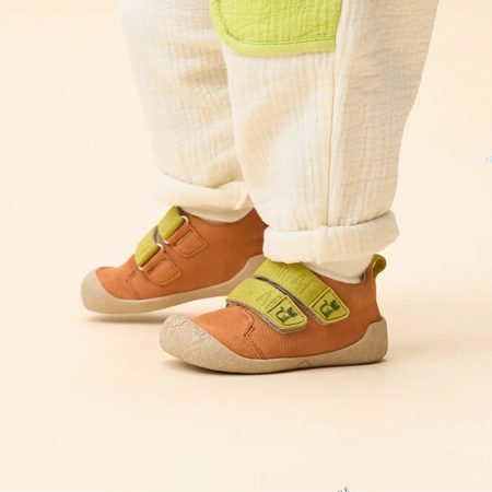 AFFENZAHN LEATHER WALKY Cat Brown | Dětské barefoot tenisky  2
