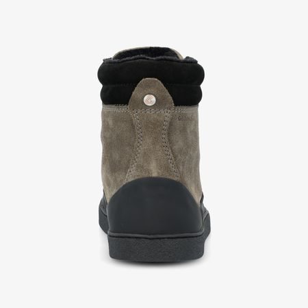 GROUNDIES Torino Stone/Black | Dámské zimní zateplené barefoot boty