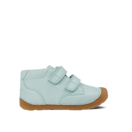 BUNDGAARD PETIT VELCRO Jeans Mint | Dětské celoroční barefoot boty