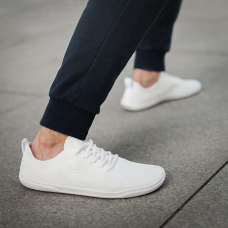 GROUNDIES ACTIVE KNIT White | Barefoot sportovní tenisky