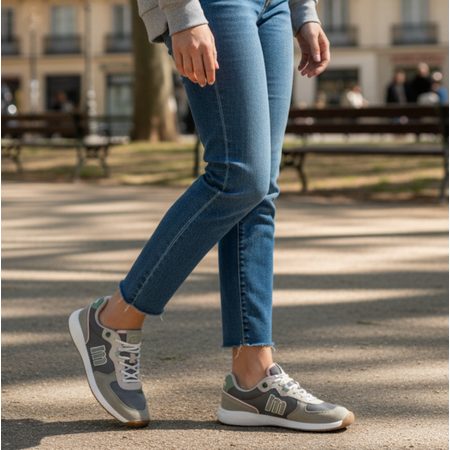 MTNG FREE APOLLO - PLITY Grey | Dámské barefoot tenisky