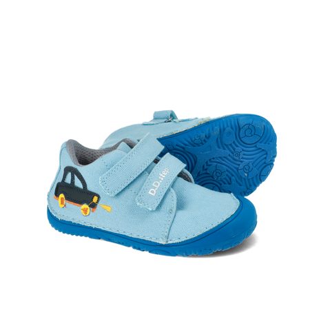D.D.STEP C073-41900A PLÁTĚNÉ TENISKY Sky Blue | Dětské barefoot tenisky