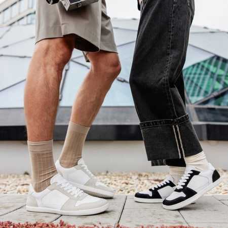 SHAPEN TENISKY RE:WIND White Leather | Barefoot tenisky
