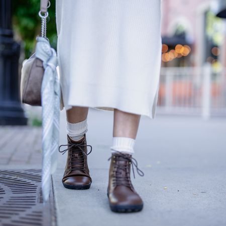 XERO SHOES BRECKENRIDGE Brown | Dámské barefoot kotníkové boty