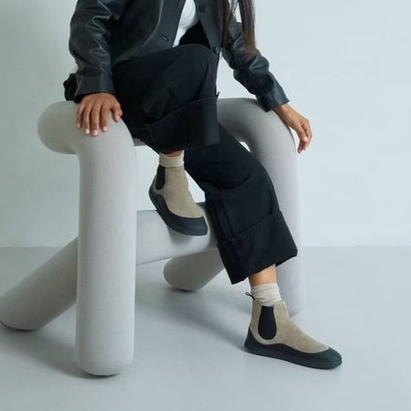 GROUNDIES SIENNA WOMEN Cappuccino Black | Dámské barefoot chelsea boty