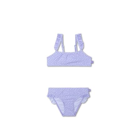 BIKINY S UPF 50+ Lila Leopard