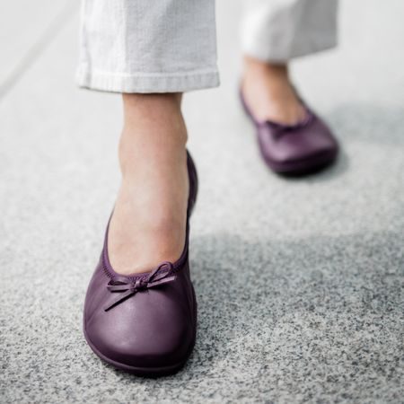 GROUNDIES Ruby 2.0 WOMEN Plum | Dámské barefoot baleríny