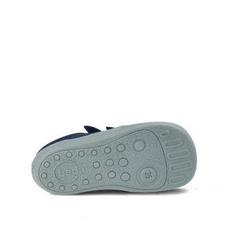 BEDA TENISKY BF 0001/ST/W/OT PHILIP Dark Blue | Dětské barefoot tenisky