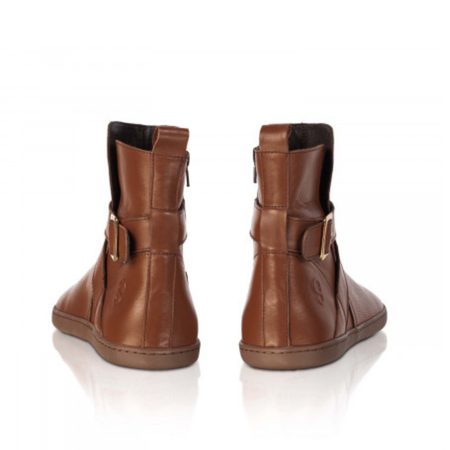 SHAPEN DIVINE Brown | Dámské barefoot kotníkové boty