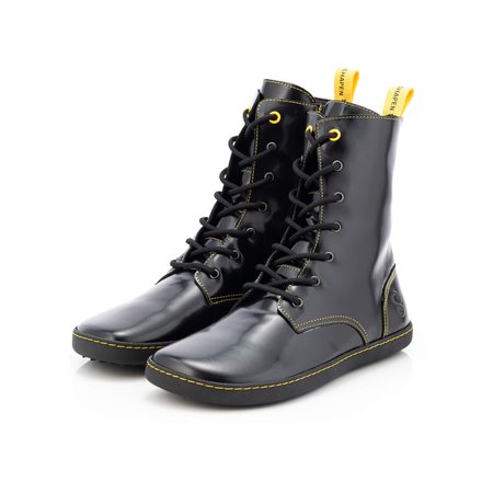 SHAPEN MAVERICK Black Yellow | Kotníkové barefoot boty