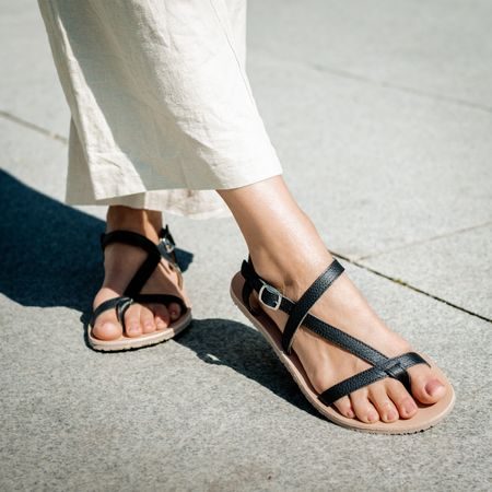 FRODDO SANDAL FLEXY W Black | Barefoot sandály