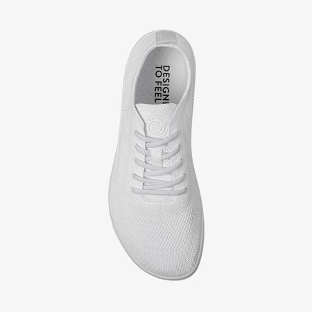 GROUNDIES ACTIVE KNIT White | Barefoot sportovní tenisky
