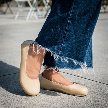 ANGLES ANTIOPA Beige | Dámské barefoot baleríny