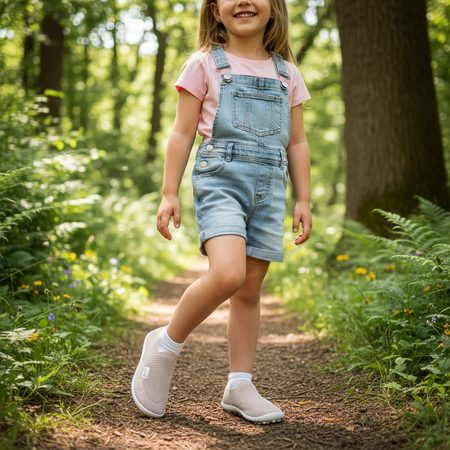 LEGUANO LEGUANITO SCIO Rose | Dětské barefoot tenisky