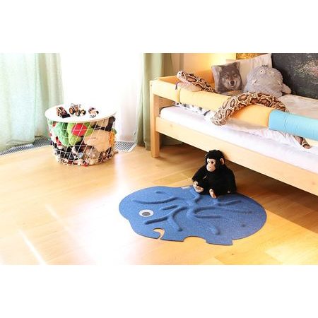 RootyRUG KIDS ELEPHANT Blue