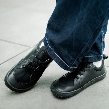 FRODDO TENISKY GEO LACES Black | Sportovní barefoot tenisky
