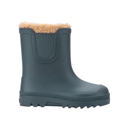 IGOR ZATEPLENÉ ZIMNÍ HOLÍNKY VERONA BORREGO Gris Petroleo | Dětské barefoot holínky