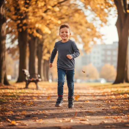 FRODDO ANKLE BOOTS II Dark Blue | Children's Year-Round Barefoot Shoes