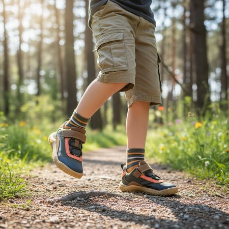 PRIMIGI GRANDER GTX 89164 Light Brown-Military | Children's Barefoot Trainers