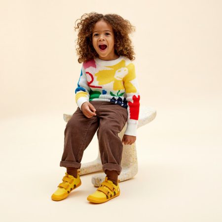 AFFENZAHN COTTON SNEAKER HAPPY TIGER Yellow 8
