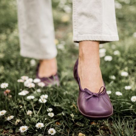 GROUNDIES Ruby 2.0 WOMEN Plum | Dámské barefoot baleríny