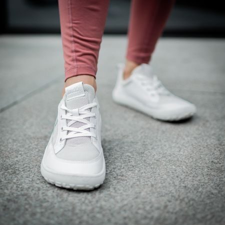 FRODDO TENISKY GEO LACES White | Sportovní barefoot tenisky