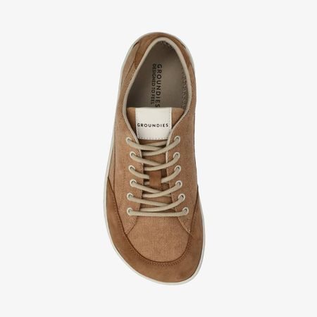 GROUNDIES AMSTERDAM Barefoot+ Women Camel | Dámské barefoot tenisky 5