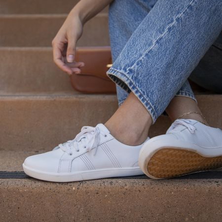 XERO SHOES DILLON LEATHER White | Barefoot tenisky