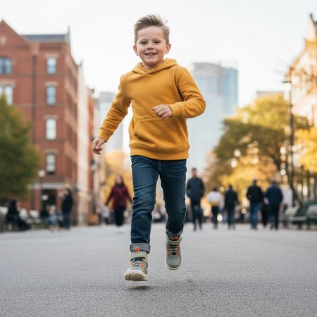 BOBUX ALPHA AMBLE Vetiver | Children's All-Season Trainers