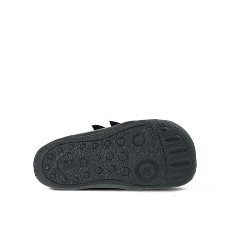 BEDA TENISKY BF 0001/W/N/SO Just Black | Dětské barefoot tenisky