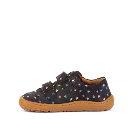 FRODDO TENISKY BASE LEATHER D-VELCRO STARS | Dětské barefoot tenisky
