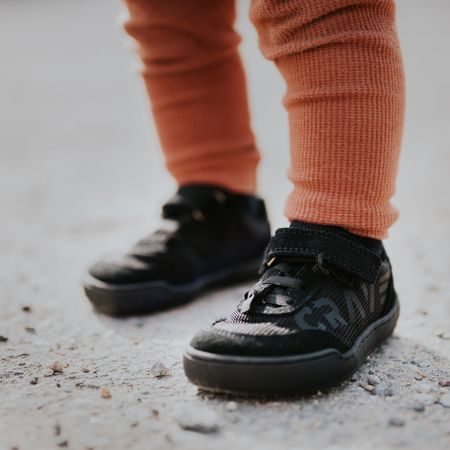 CRAVE CUPERTINO JUNIOR Black | Dětské barefoot tenisky