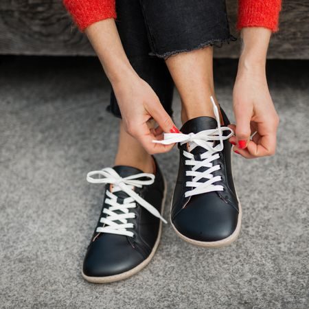 GROUNDIES BLAZE Barefoot + Black | Barefoot tenisky