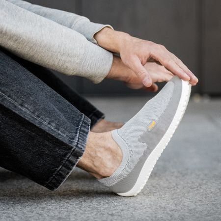 LEGUANO SCORE Grey | Barefoot tenisky