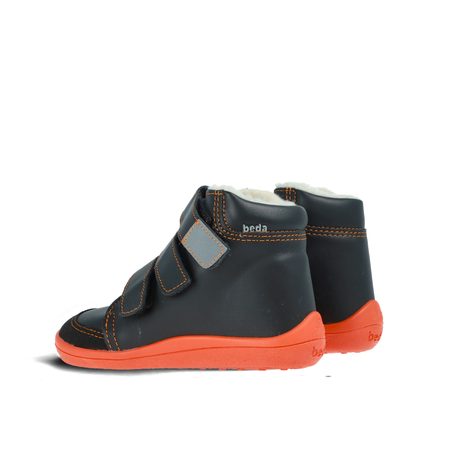 BEDA ZIMNÍ VYŠŠÍ Blue Mandarin | Dětské zimní zateplené barefoot boty