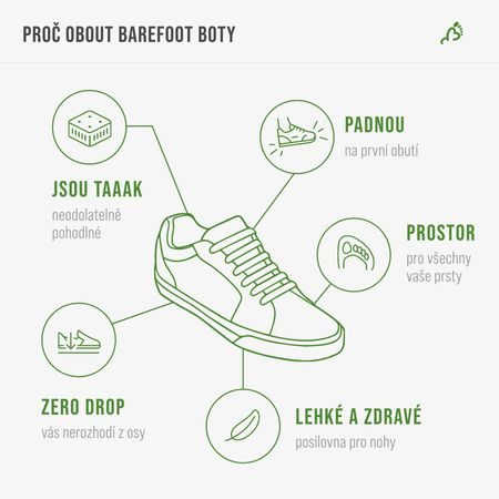 SHAPEN TENISKY RE:WIND White Leather | Barefoot tenisky