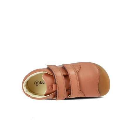 BUNDGAARD PETIT VELCRO Cognac WS | Dětské celoroční barefoot boty
