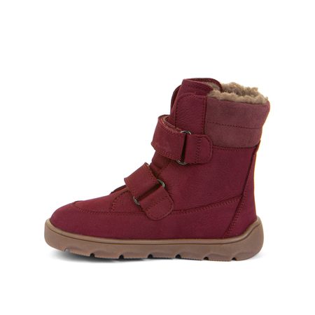 FRODDO ZERU TEX WINTER Bordeaux | Dětské zimní zateplené barefoot boty